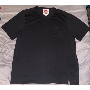 French Connection UK Style Men's Black Utility Pocket Tee, XL